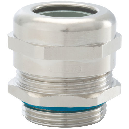 Prensaestopas de latón niquelado - HSK-M-PVDF-EMC - HUMMEL - de caucho de nitrilo butadieno (NBR) / IP68 / IP69K