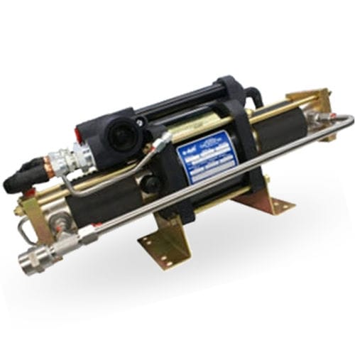 Sobrepresor de pistón - AGD series - Haskel - de gas / refrigerado / monoetapa