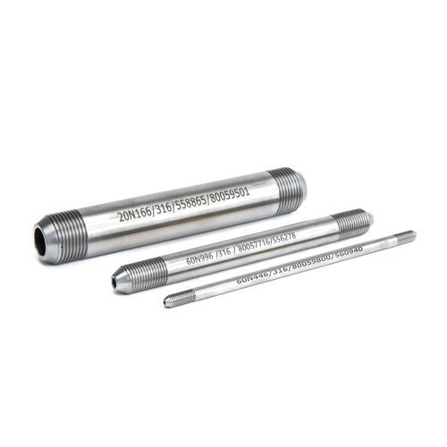 Empalme de acero inoxidable - 20 series - Haskel - roscado / para aplicaciones neumáticas / recto