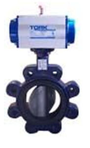Válvula de mariposa - T-PAV801 series - SMS-TORK - con control neumático / para líquido de alta viscosidad