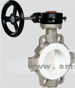 Válvula de mariposa - T-KV.W1320 series - SMS-TORK - manual / de acero inoxidable / para líquido de alta viscosidad