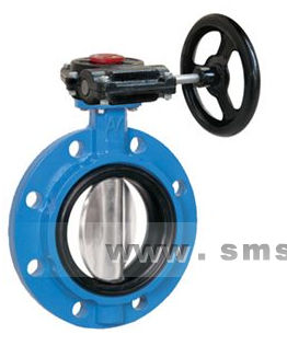 Válvula de mariposa - T-KV.W1130 series - SMS-TORK - manual / para bebida / con brida