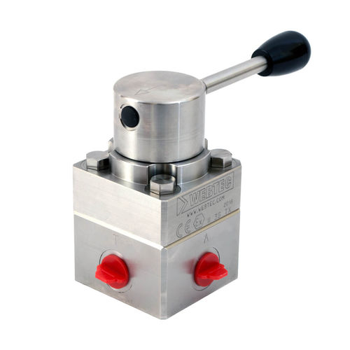 Distribuidor hidráulico de cajón - 280  - Webtec - de globo / rotativo / con accionamiento manual