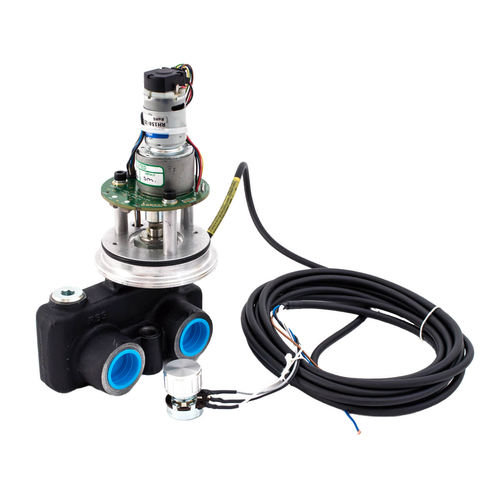 Repartidor de caudal hidráulico - VFD120 MD - Webtec - de aceite / de prioridad variable / de acero