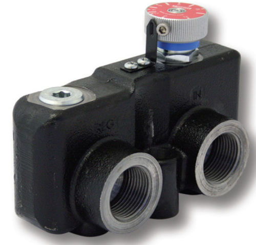 Repartidor de caudal hidráulico - VFD190  - Webtec - de aceite / de prioridad variable / de acero