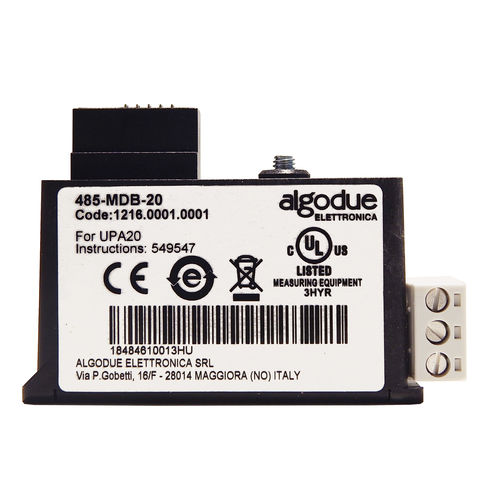 Módulo de comunicación RS-485 - 485-MDB-20, 1DO-20, 1DO-3DI-20 - Algodue Elettronica - Modbus