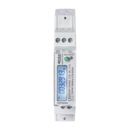 Contador de energía eléctrica monofásico - UEM40-2C R70 - Algodue Elettronica - en riel DIN / 50 Hz / RS-485