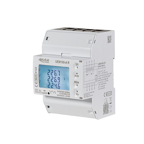 Contador de energía eléctrica trifásico - UEM100 - Algodue Elettronica - en riel DIN / salida de impulsos / certificado MID