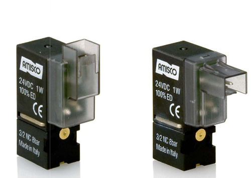 Distribuidor neumático accionado por solenoide - AMISCO - de 3/2 vías / normalmente cerrado