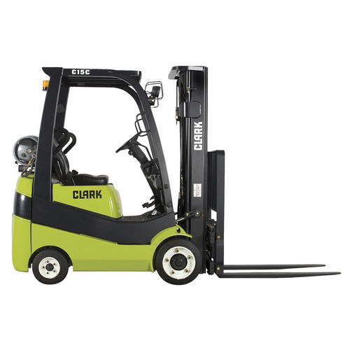Carretilla elevadora de GLP - C series - CLARK Material Handling - con operador sentado / de manipulación / industrial