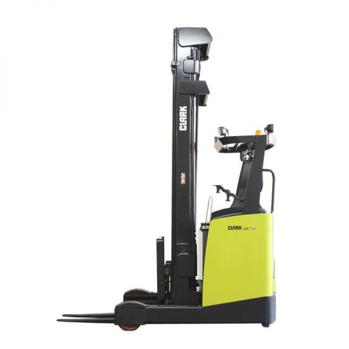 Carretilla retráctil eléctrica - SRX series - CLARK Material Handling - con operador sentado de lado / de manipulación / de alta eficacia