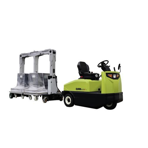 Remolque para almacén - CTR series - CLARK Material Handling - para manguera / de 2 ejes / de acoplamiento