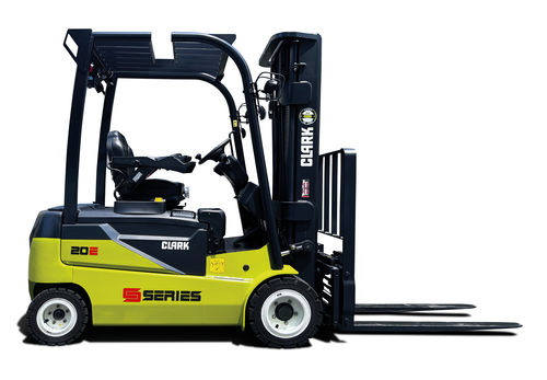 Carretilla elevadora eléctrica - SE series - CLARK Material Handling - con operador sentado / para palés / para almacén