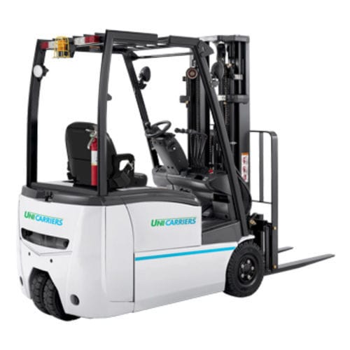 Carretilla elevadora eléctrica - TX series - Nissan Forklift - con operador sentado / de manipulación / con contrapeso