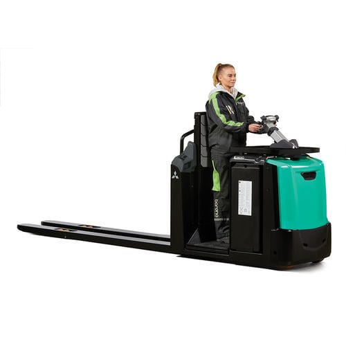 Preparador de pedidos para almacén - OPB12-25N2 series - Mitsubishi Forklift Trucks - eléctrico / elevador de horquilla / de tijera
