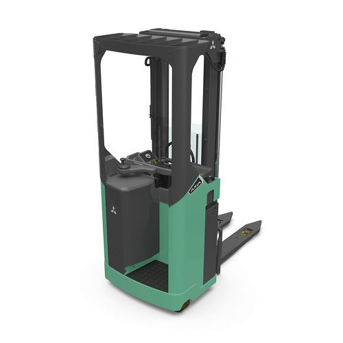 Apiladora de alta eficacia - SBR12-20N2(I)(S) series - Mitsubishi Forklift Trucks - eléctrica / con operador sentado / con operador plantado