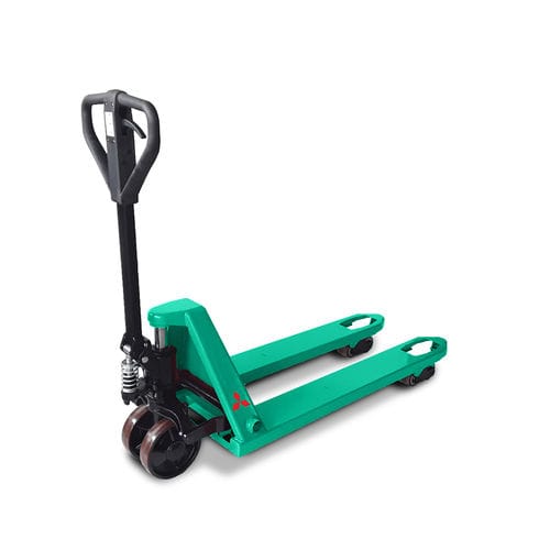 Transpaleta manual - ME25 / MV25 series - Mitsubishi Forklift Trucks - para almacén / robusta / de transporte