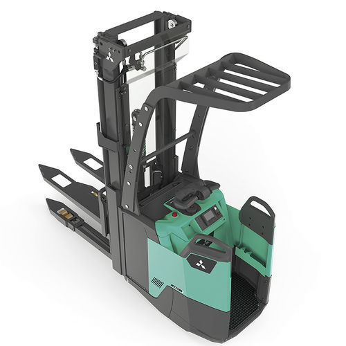 Apiladora eléctrica - SBV/SBF12-16N3(I)(S)(R)(S) series - Mitsubishi Forklift Trucks - para conductor de pie / con plataforma / 24 V