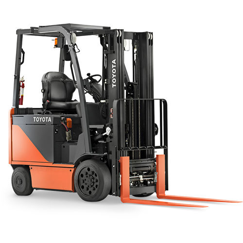 Carretilla elevadora eléctrica - 8FBC series - Toyota Industrial Equipment - con operador sentado / de manipulación / para interior