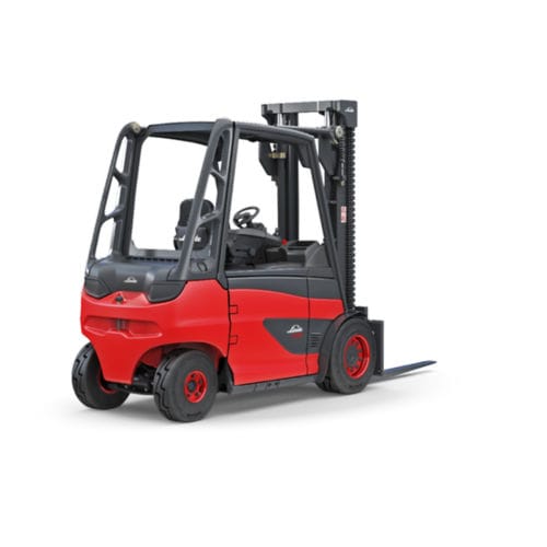 Carretilla elevadora eléctrica - E35 – E50 - Linde Material Handling - con operador sentado / industrial / de manipulación