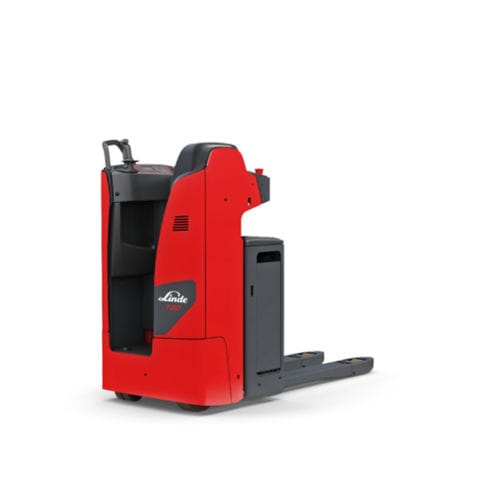 Transpaleta eléctrica - T2 SR series - Linde Material Handling - con operador plantado / lateral / 24 V