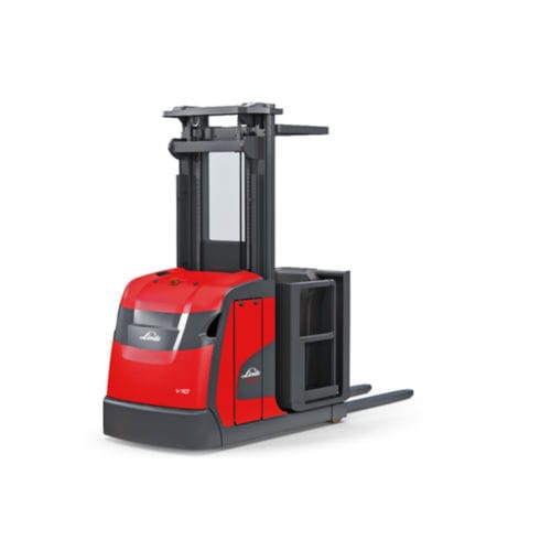 Preparador de pedidos de alto nivel - V10 series - Linde Material Handling - eléctrico / vertical