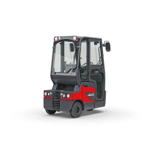 Tractor de remolcado - P series - Linde Material Handling - eléctrico / de 3 ruedas / con operador sentado