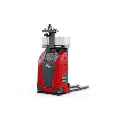 Apiladora para palés -  L-MATIC core - Linde Material Handling - alimentada por batería / con guiado automático / automatizada