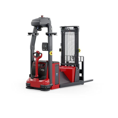 Apiladora para palés - L-MATIC AC k - Linde Material Handling - alimentada por batería / automatizada / para aplicaciones industriales