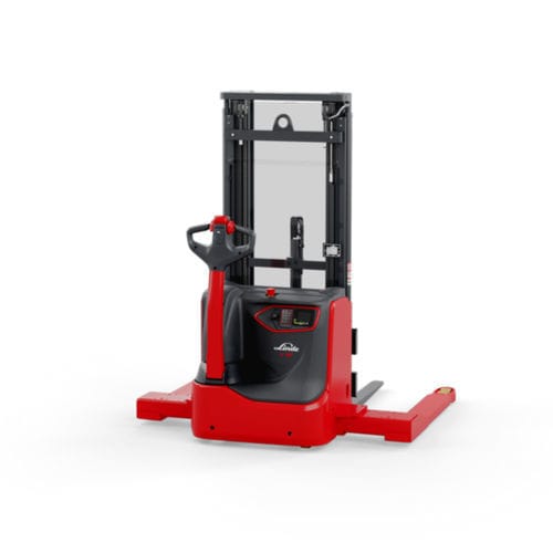 Apiladora eléctrica - L1 AS series - Linde Material Handling - con operador a pie / 24 V / para almacén