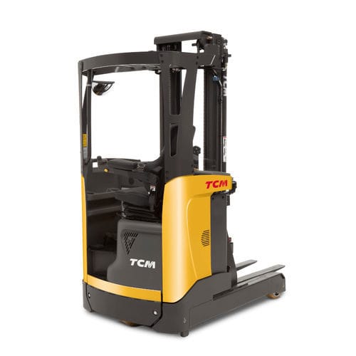 Carretilla retráctil eléctrica - RT series - TCM Forklifts - con operador sentado de lado / de manipulación / para almacén