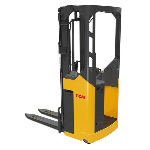 Apiladora eléctrica - SRO series - TCM Forklifts - con operador plantado / 24 V / de transporte