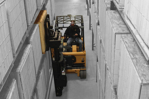 Carretilla elevadora eléctrica - SLT3xAC series - Landoll - con operador sentado / de manipulación / para almacén
