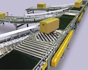 Mesa giratoria eléctrica - max. 3 000 p/h  - OKURA Group - horizontal / para transportador