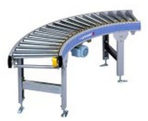 Transportador de rodillos motorizados - XVC, XVE, XVH - OKURA Group - horizontal / curvo / de transporte