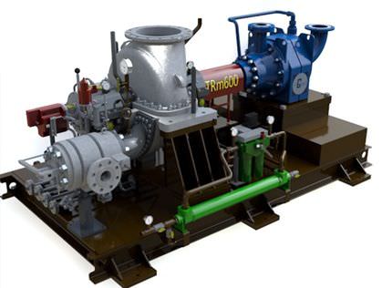 Grupo electrógeno de turbina de vapor - TR m600 - G-Team a.s. - trifásico / estacionario / 60 Hz