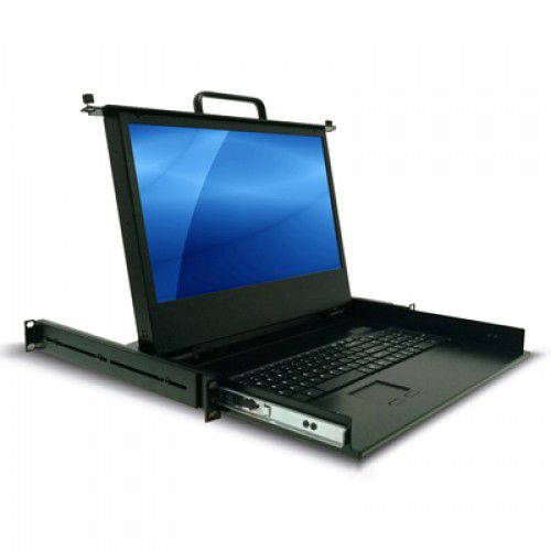 Cajón-rack con consola - KD9176 - Acnodes Corporation - con teclado / con pantalla LCD / 1U