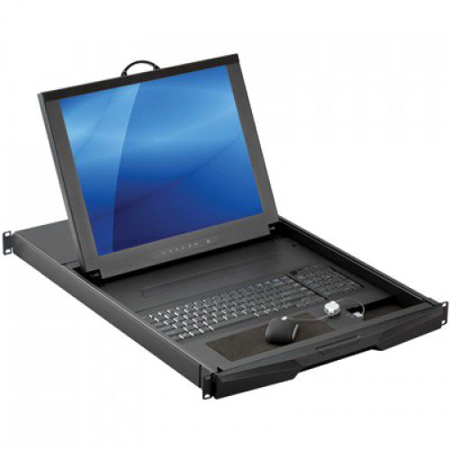 Cajón-rack con consola - KDN9172 - Acnodes Corporation - con teclado / con pantalla LCD / 1U