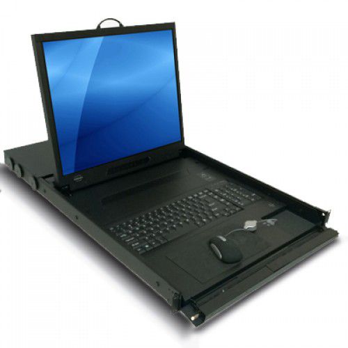 Cajón-rack 19" - KDN9192 - Acnodes Corporation - con consola / con teclado / con pantalla LCD