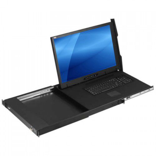 Cajón-rack con consola - KD8124 - Acnodes Corporation - con teclado / con pantalla LCD / 1U