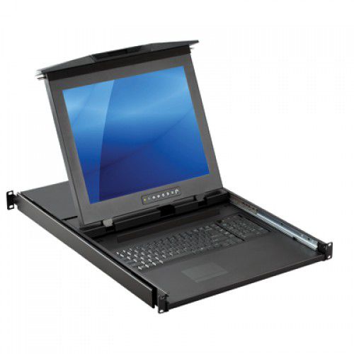 Cajón-rack con consola - KDM8190 - Acnodes Corporation - con teclado / con pantalla LCD / 1U