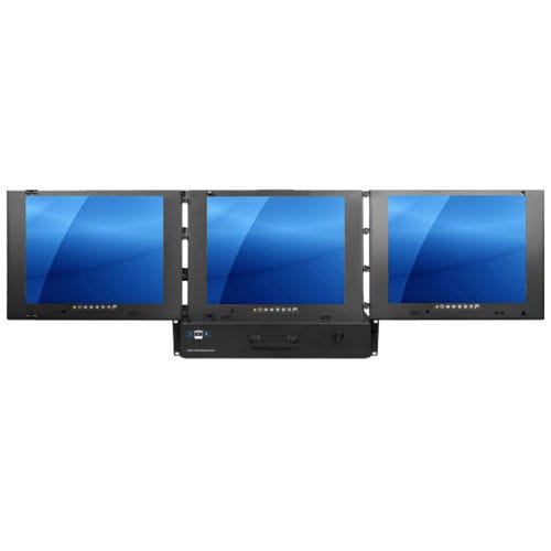 Cajón-rack 19" - RPM-AV19 series - Acnodes Corporation - de visualización múltiple / con consola / con teclado