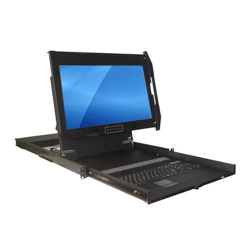 Cajón-rack con teclado - KD80240 - Acnodes Corporation - con consola / con pantalla LCD / 1U