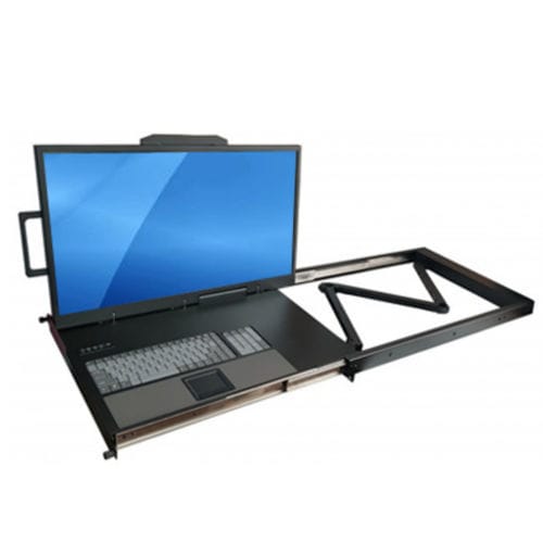 Cajón-rack con consola - KD80274 - Acnodes Corporation - con teclado / con pantalla LCD / 1U