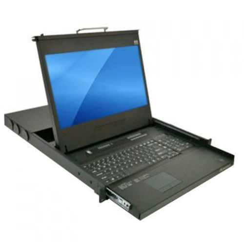 Cajón-rack con conmutador KVM integrado - MKD6117 - Acnodes Corporation - 19" / con consola / con teclado