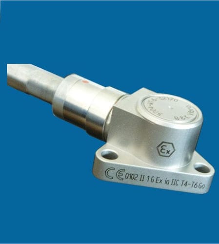 Sensor de aceleración ATEX - 5704  - Brüel & Kjær Vibro - sensibilidad
