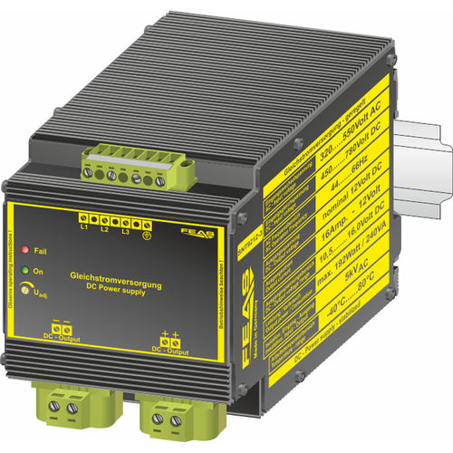 Alimentación eléctrica 3 fases - SNT9212-3 - FEAS GmbH - en riel DIN / AC/DC / DC/DC