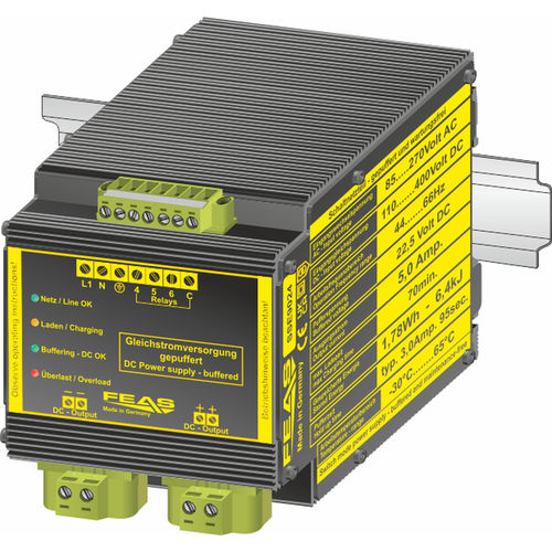 Ondulador UPS con supercondensador - SSE9024 - FEAS GmbH - online / con alimentación eléctrica / AC