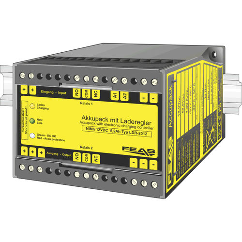 Ondulador UPS online - LDR2012 - FEAS GmbH - 12 V / Ni-MH / robusto