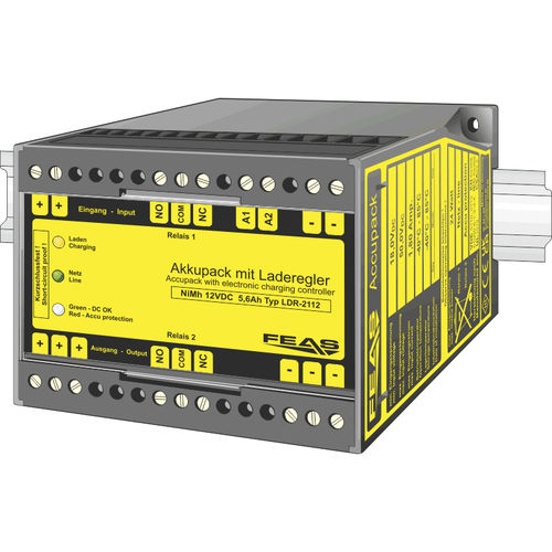 Ondulador UPS online - LDR2112 - FEAS GmbH - 12 Vcc / Ni-MH / para altas temperaturas